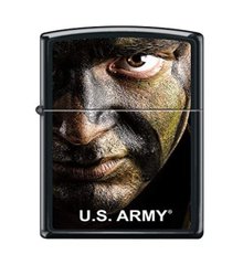 Зажигалка Zippo U.S. Army Strong Black Matte Сильная армия США