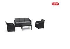 Набір садових меблів Kete Rosalie 5 Seater Set With Orlando Dig Table 249587 графіт