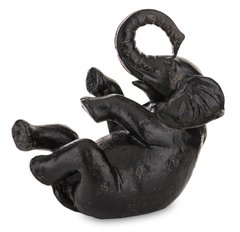 Статуэтка фигурка Слон черного цвета 15x16 см