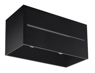 Потолочный светильник Sollux Lobo Maxi 2xG9/40W/220V черный (SL.0384) SL.0384 фото