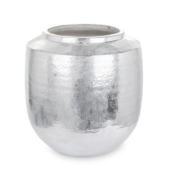 Декоративна ваза в срібному кольорі 136167