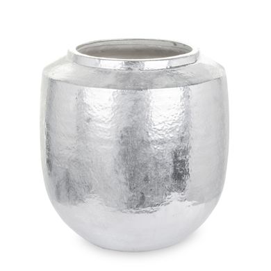 Декоративна ваза в срібному кольорі 136167