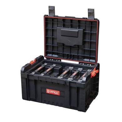 Ящик для инструментов PRO TOOLBOX + 5 штук органайзеров TWO MULTI 257x181x65mm QBRICK SYSTEM