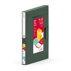 Папка А4 швидкошивач для паперів 802 NewBinder 25 Folder green