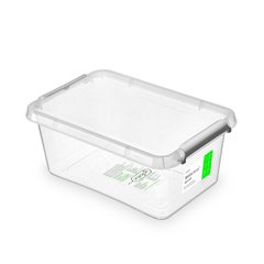 Антибактериальный пластиковый пищевой контейнер с микрочастицами серебра 4,5 л 29,5 х 20 х 12,5 см Orplast 1322