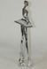 Фигурка статуэтка балерина танцовщица цвет серебряный 100545