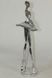 Фігурка статуетка балерина танцівниця колір срібний 100545