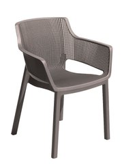Садовий стілець пластиковий Keter ELISA 247100 капучино