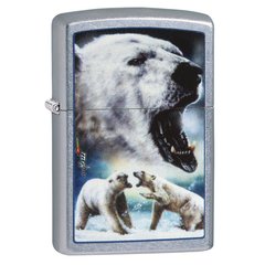 Зажигалка Zippo Mazzi Polar Bear 60003974 Белый медведь Мази