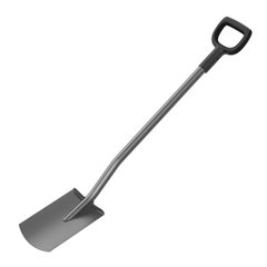 Прямая лопата стальная для огорода и сада 112,5 см. BASIC Сellfast 40-251, 40-251