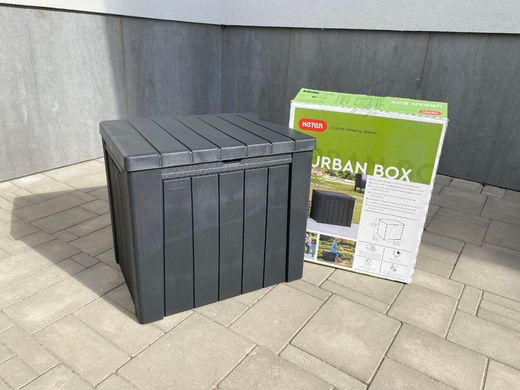 Ящик садовий для зберігання 113 л Keter Urban Storage Box 246943 графіт