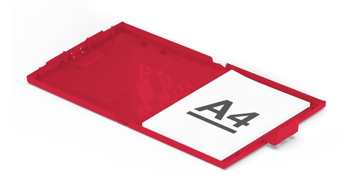 Папка А4 швидкошивач 803 NewBinder 35 Folder red