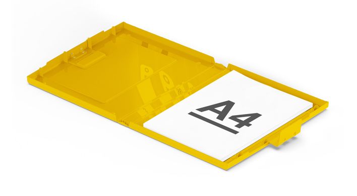 Папка А4 быстрошиватель для бумаг 802 NewBinder 25 Folder yellow