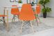 Пластиковый кухонный стул с пластиковой спинкой Osaka оранжевый