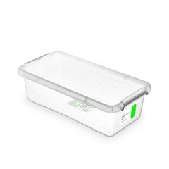Антибактериальный пластиковый пищевой контейнер с микрочастицами серебра 6,0 л 39,5 х 19,5 х 11,5 см Orplast 1412