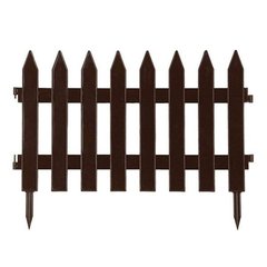 Садовый забор (ограждение) Prosperplast Garden Classic - IPLSU2-R222 бордюр коричневый