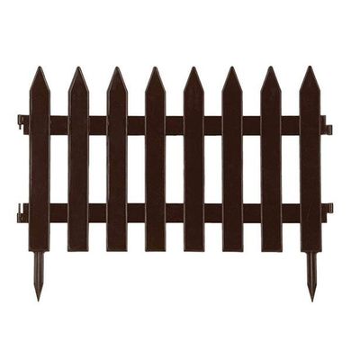 Садовый забор (ограждение) Prosperplast Garden Classic - IPLSU2-R222 бордюр коричневый