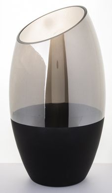 Декоравтивная ваза в серо-черном цвете Art-Pol 135222