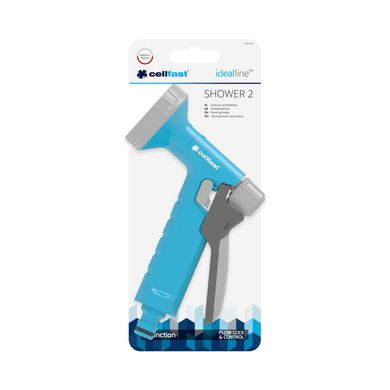 Пістолет зрошувач для поливу Cellfast SHOWER 2 IDEAL™ 51-736 блакитний