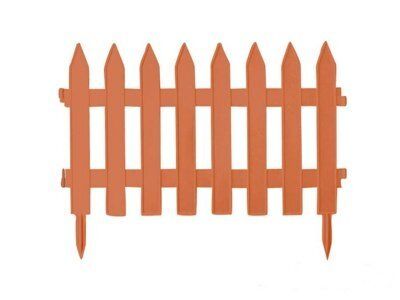 Садовый забор (ограждение) Prosperplast Garden Classic - IPLSU2-R624 бордюр терракотовый