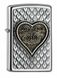 Оригинальная зажигалка Zippo Heart Emblem 3D 25542