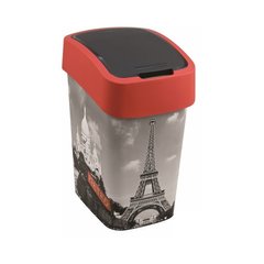 Ведро для мусора Flip Bin 25л рисунок Париж CURVER 209997
