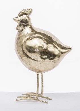 Декоративна фігурка золотої курки 128989