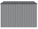 Металева конструкція урни для сміття HARDMAISTER DAVIS 6x3 173x101см Light Grey сірий 005291