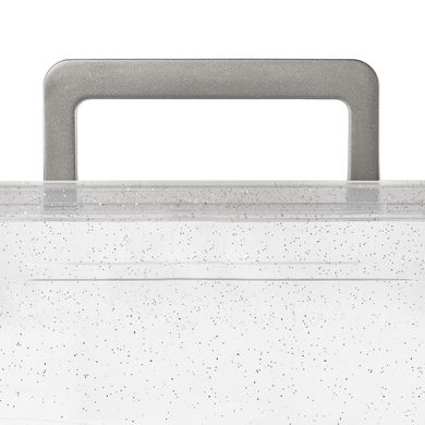 Антибактеріальний пластиковий харчовий контейнер з мікрочастинками срібла 8,0 л 39,5 х 19,5 х 11,5 см ручка Orplast 1423