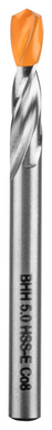 Свердла для розсвердлювання застряглих шурупів HSS-E Co8 3,2-8,5 мм, короткі, набір 5 шт 08-950