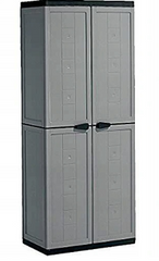 Многофункциональный низкий шкаф пластиковый Keter Armadio Portascope 241070 серый