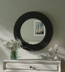 Зеркало настенное VELKA Versilia в черной раме 80 см