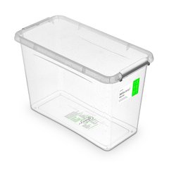 Антибактериальный пластиковый пищевой контейнер с микрочастицами серебра 13,0 л 39,5х19,5х26,5 см Orplast 1432