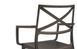 Стілець пластиковий для саду та тераси Keter Metalix chair 249182 бронза