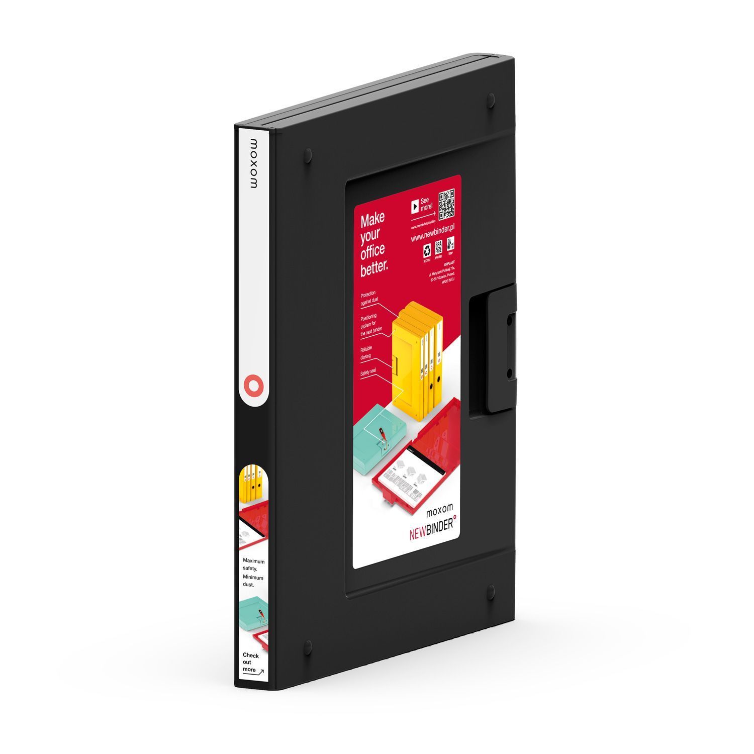 Папка А4 швидкошивач 802 NewBinder 25 Folder black - HomeCity