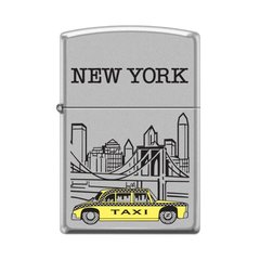 Зажигалка Zippo 088744 New York Taxi Planeta Chrome