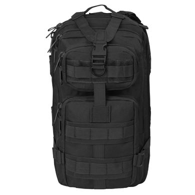 Чорний рюкзак Shadow Dominator поліестер 600D 30 літрів 42 x 23 x 20 см