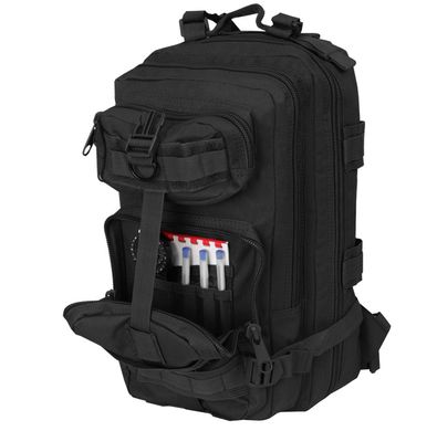 Чорний рюкзак Shadow Dominator поліестер 600D 30 літрів 42 x 23 x 20 см