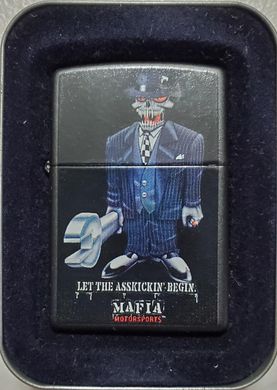 Запальничка Zippo Mafia Motorsports "Mr. Wrench Man" 93809311 Містер гайковий ключ