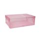Коробка органайзер для взуття рожева