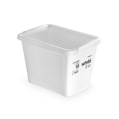 Герметичний пластиковий контейнер Orplast white.line 19 л 39x29x26.5 1532