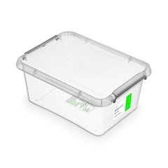 Антибактериальный пластиковый пищевой контейнер с микрочастицами серебра 12,5 л 39 х 29 х 17 см Orplast 1522