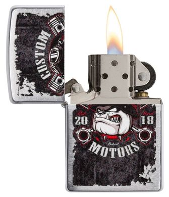 Запальничка Zippo Bulldog Pistons Design 60004103 Дизайн поршнів Bulldog