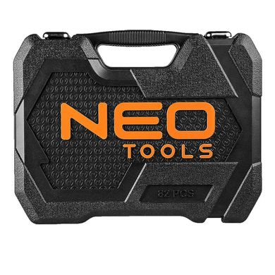 Набор ключей и головок 82 шт., 1/2", 1/4" , CRV Neo-Tools 08-672