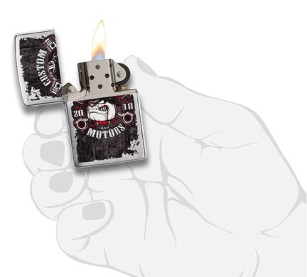 Зажигалка Zippo Bulldog Pistons Design 60004103 Дизайн поршней Bulldog