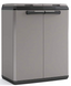 Шкафчик для сбора отходов Keter Split Basic Cabinet, 2х110л секции 241065 темно-серый