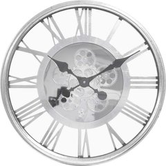 Часы на стену в серебряном цвете с циферблатом Art-Pol 106499