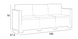 Набір пластикових меблів з техноротанга з диваном Bica Nebraska 3 білий 9068
