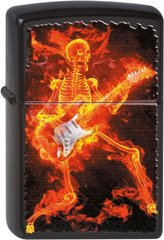 Зажигалка Zippo Guitarist Series of Fiery 2002431 Гитарист серии Огненный