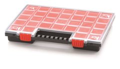 Универсальный пластиковый органайзер для мелких деталей Prosperplast NOR P NORP16-R444 красный